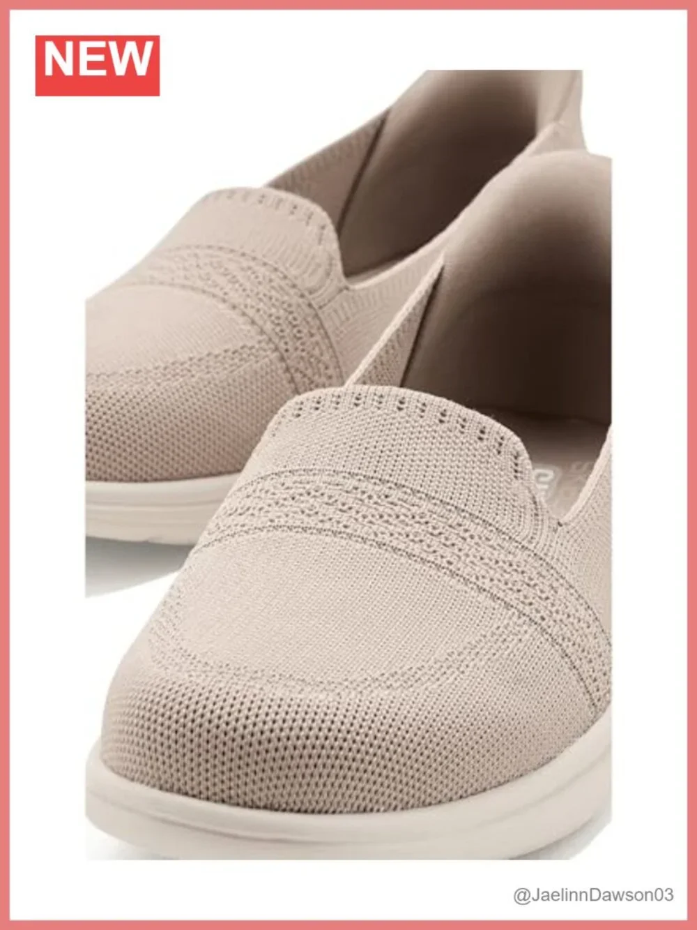 Comfort Slip-on Loafers with Knit Upper and Air-Cooled Goga Mat Foam